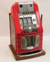 1946 MILLS 5 CENTS FRONT MODEL