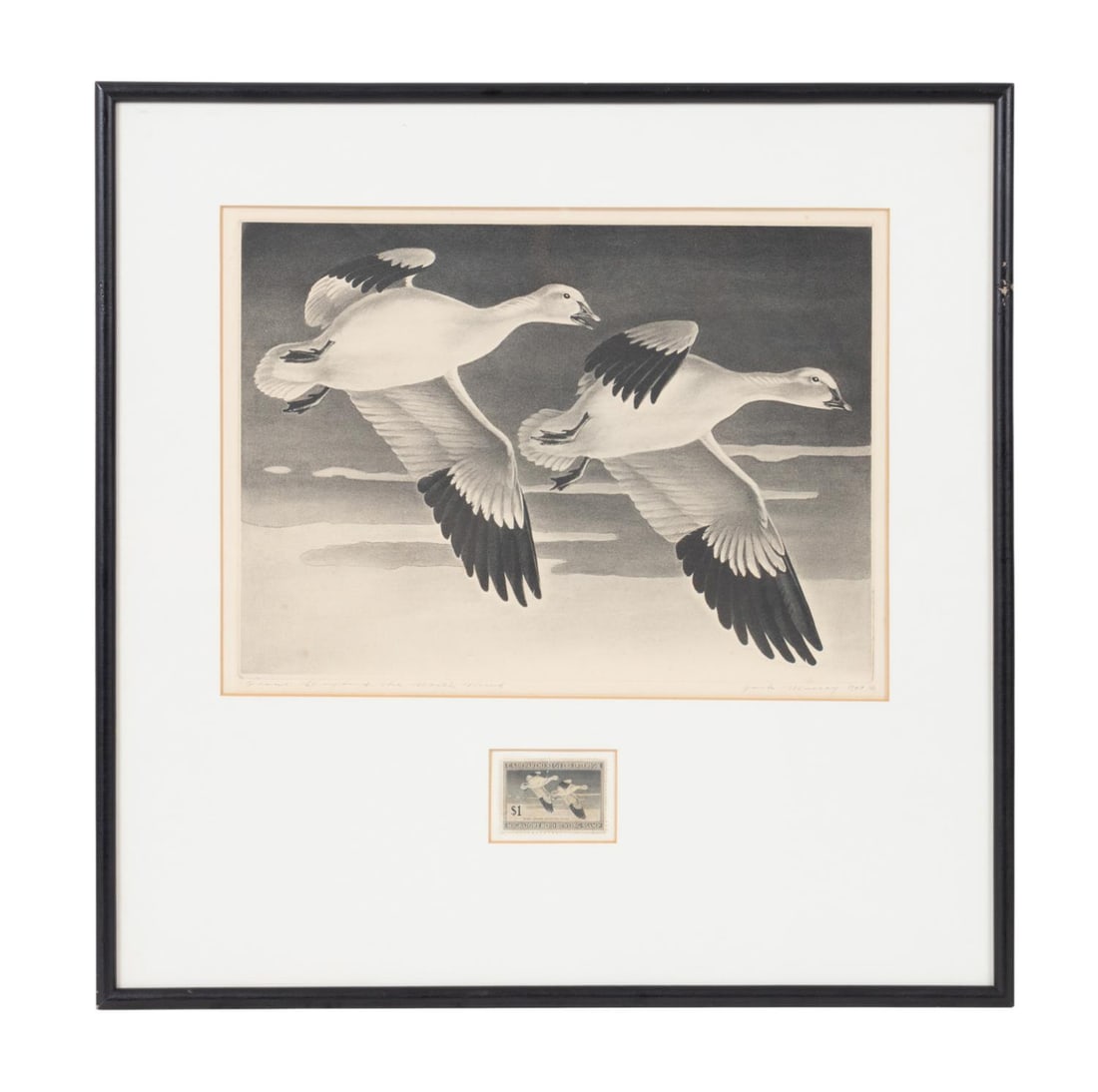 1947 FEDERAL DUCK STAMP PRINT AND