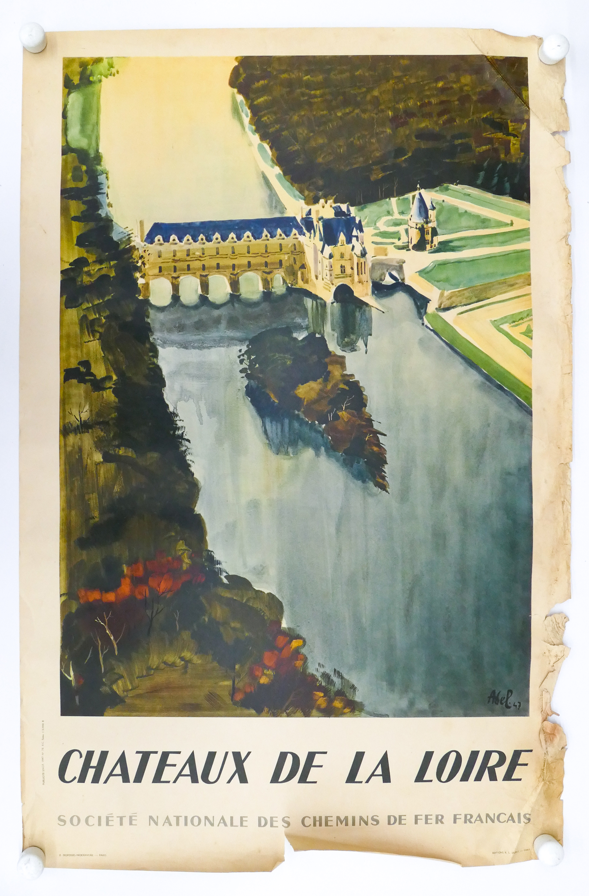 1947 French ''Chateaux De La