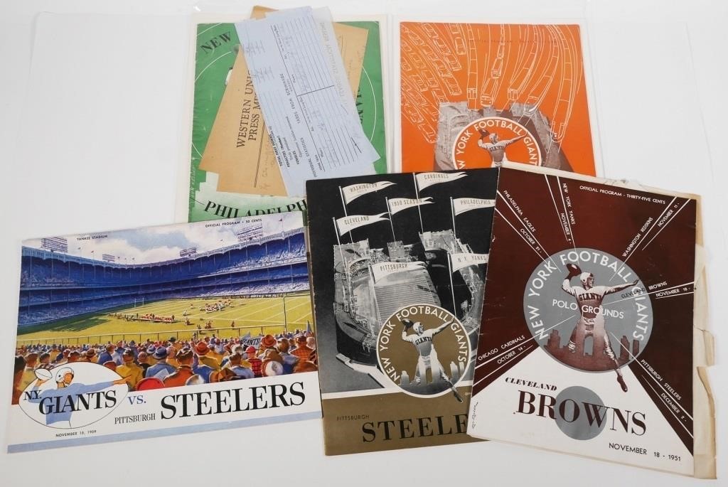 1948-1950S NEW YORK FOOTBALL