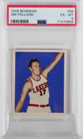 1948 BOWMAN JIM POLLARD #66 PS