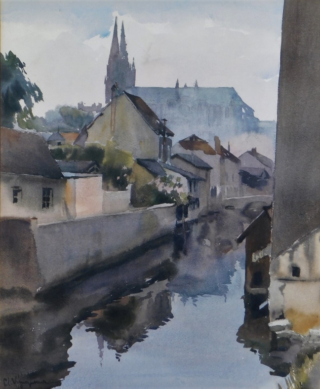 1948 DUTCH CANAL CITY CATHEDRAL