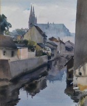 1948 DUTCH CANAL CITY CATHEDRA