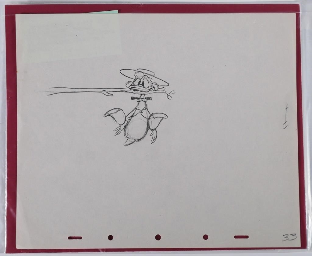 1950 DONALD DUCK PRODUCTION ART