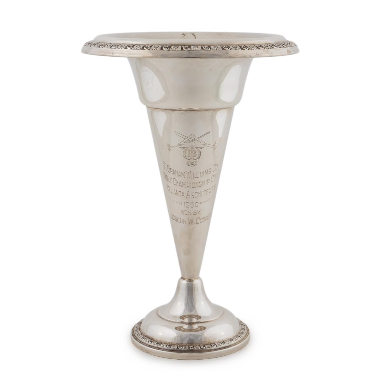 1950 STERLING SILVER GOLF TROPHY,