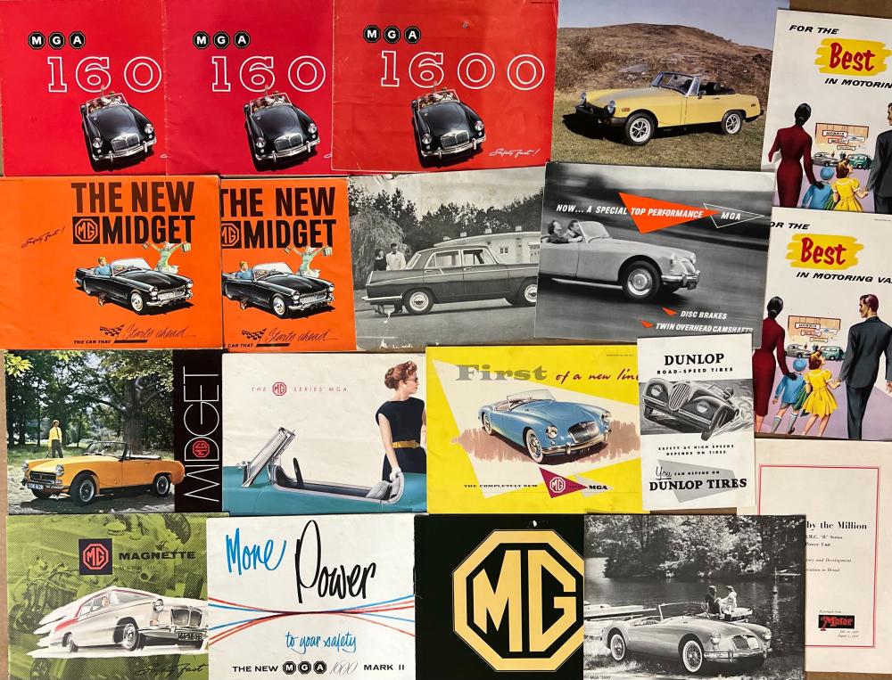 1950’S - 1960’S MG BROCHURES -