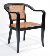 1950S AMERICAN EBONIZED ARM CH