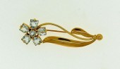 1950'S CARTIER 14K AQUAMARINE
