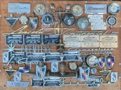 1950’S LINCOLN BADGE, DATA PLA