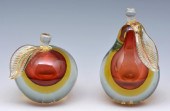 1950S MURANO SOMMERSO PEAR & A