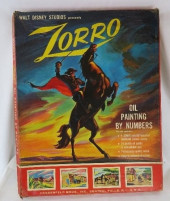 1950'S ZORRO PAINT BY NUMBER S