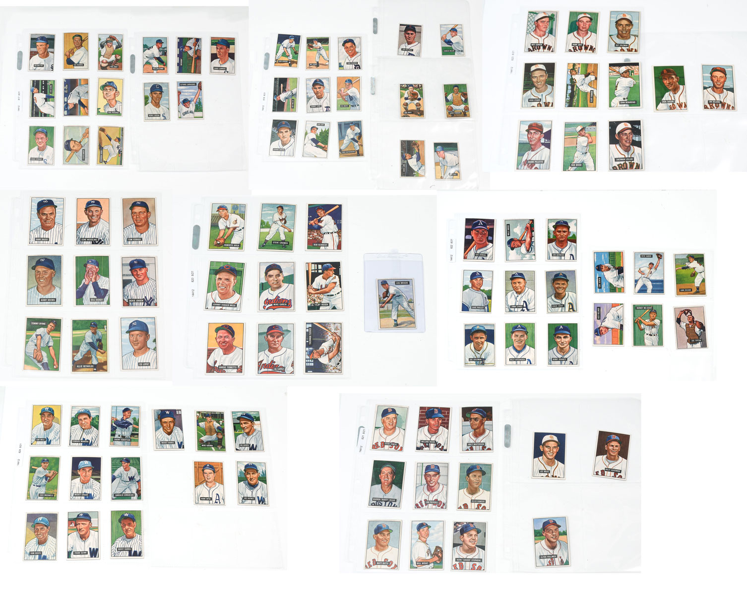 1951 BOWMAN BASEBALL CARDS: