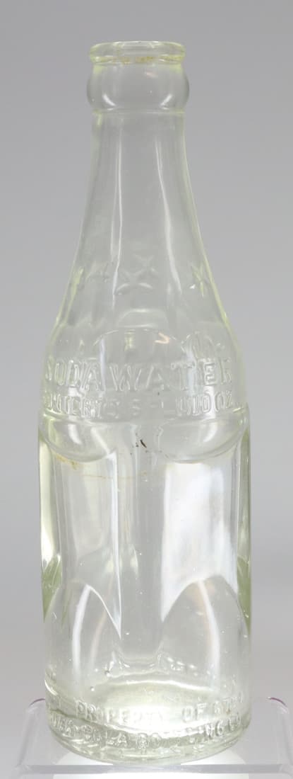 1951 STAR SODA WATER BOTTLE,