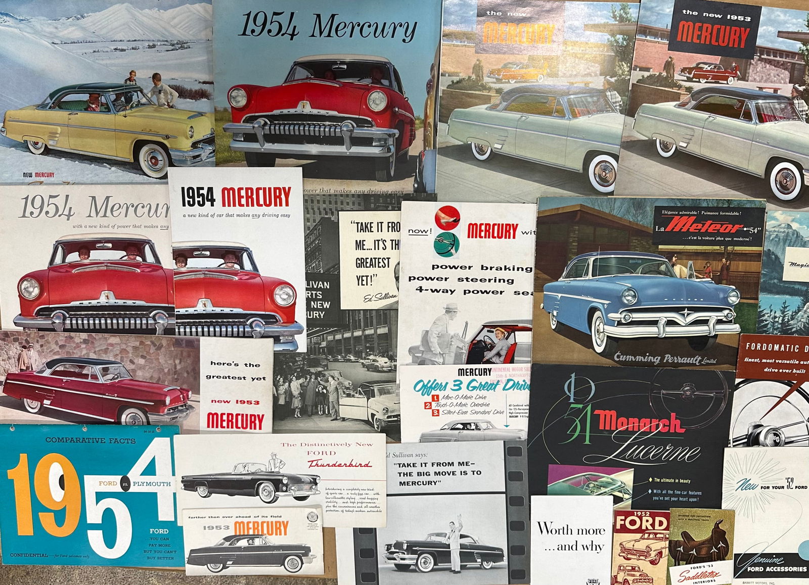 1952 - 1954 FORD AND MERCURY,