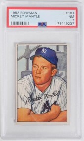 1952 MICKEY MANTLE BOWMAN CARD