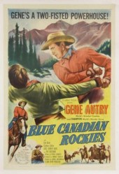 1952 MOVIE POSTER BLUE CANADIA