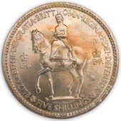 1953 GREAT BRITAIN CROWN (RAW)
