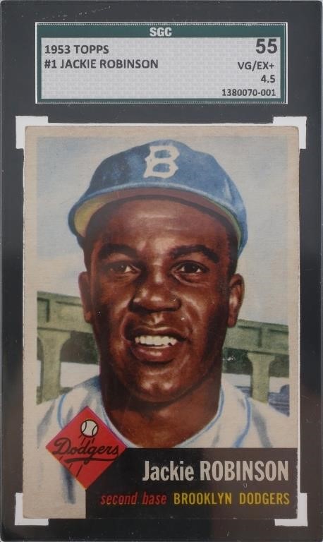 1953 TOPPS JACKIE ROBINSON #1 SGC