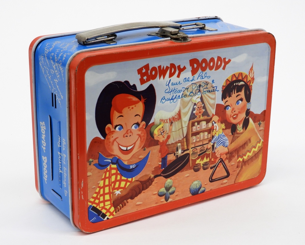 1954 ADCO HOWDY DOODY LUNCH BOX -