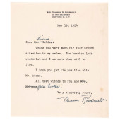 1954-DATED ELEANOR ROOSEVELT T