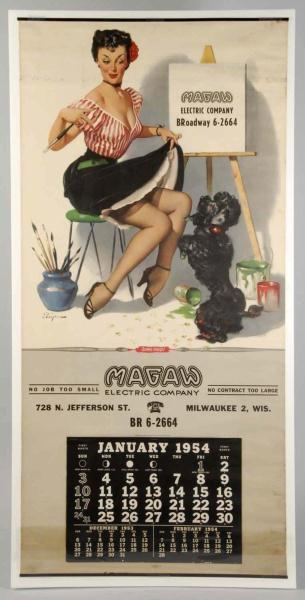 1954 Elvgren Pinup Calendar from
