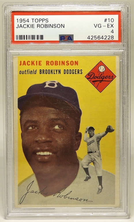 1954 TOPPS #10 JACKIE ROBINSON