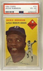 1954 TOPPS #10 JACKIE ROBINSON