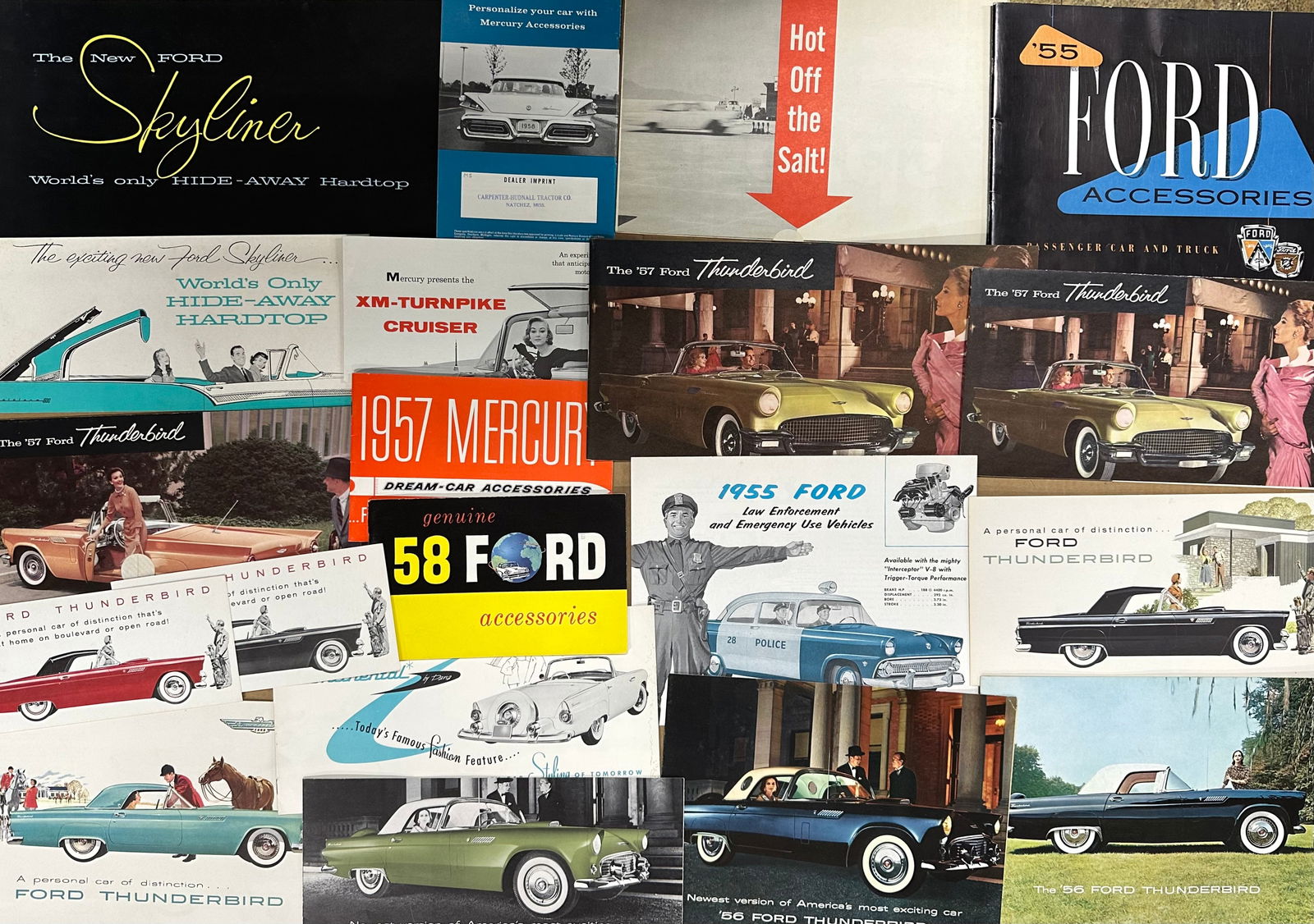 1955 - 1958 FORD AND MERCURY,