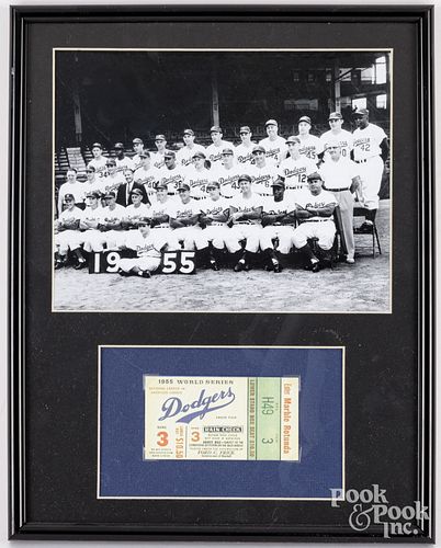 1955 LOS ANGELES DODGERS GAME THREE