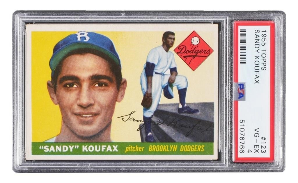 1955 TOPPS SANDY KOUFAX ROOKIE CARD