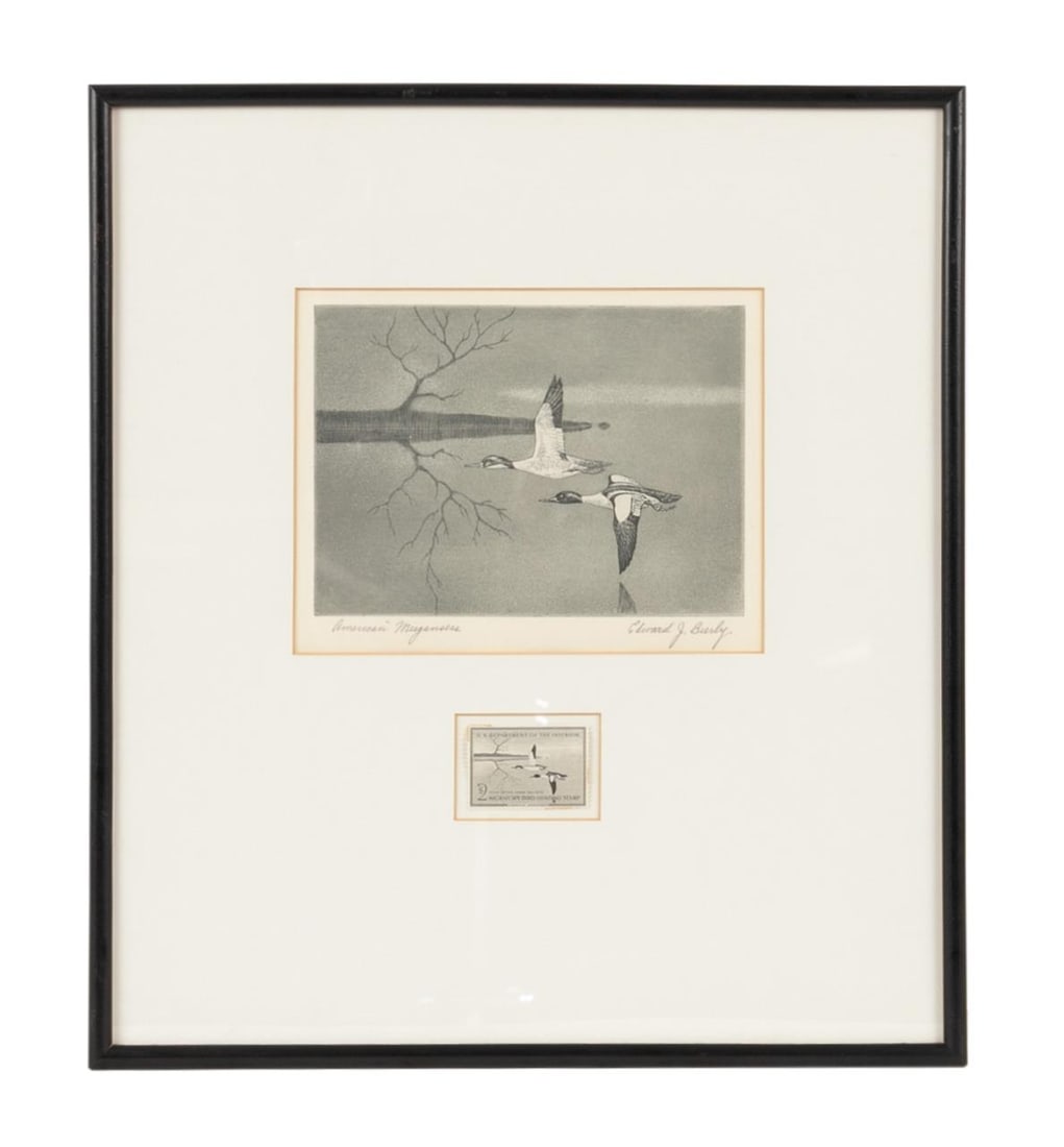 1956 FEDERAL DUCK STAMP PRINT AND