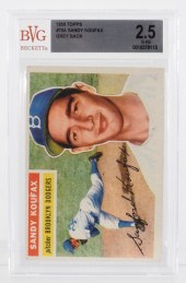 1956 TOPPS BASEBALL #79A SANDY