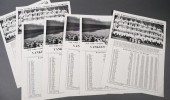 1956 WORLD SERIES SCORECARDS (
