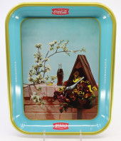 1957 COCA COLA BIRDHOUSE TRAY,