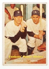 1957 TOPPS MANTLE BERRA #40719