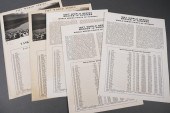 1957 WORLD SERIES SCORECARDS (