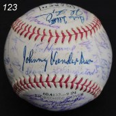 1958 Cincinatti Reds Signed Ba