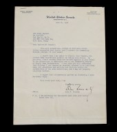 1958 SENATOR JOHN F. KENNEDY A