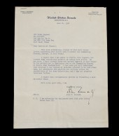 1958 SENATOR JOHN F. KENNEDY A