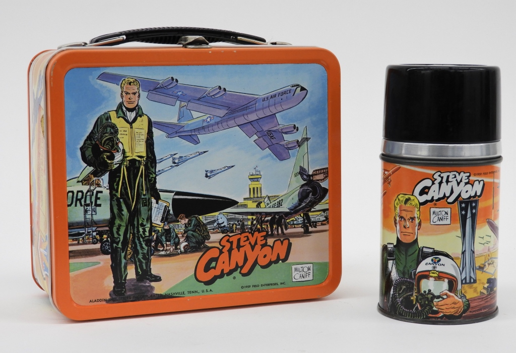 1959 ALADDIN STEVE CANYON LUNCH BOX