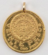 1959 MEXICAN 20 PESO GOLD COIN