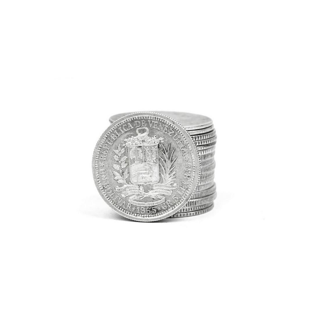 1960 1 BOLIVAR SILVER