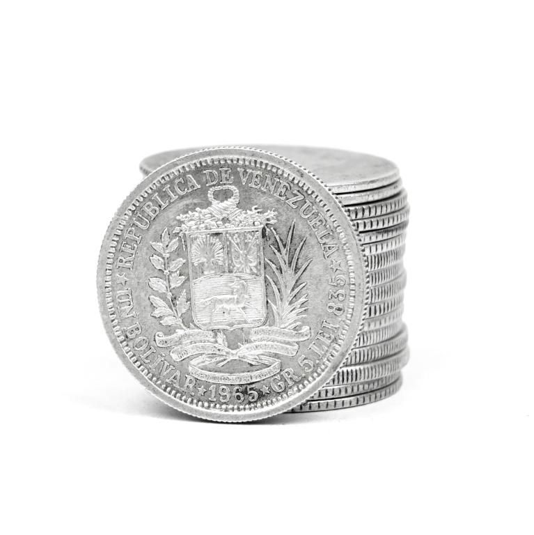 1960 1 BOLIVAR SILVER