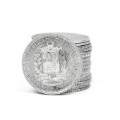 1960 1 BOLIVAR SILVER COINSSev