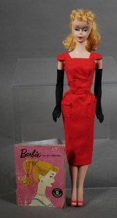 1960 BARBIE PONYTAIL #3 W BOOK