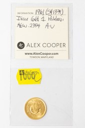 1960 (SH 1339) IRAN GOLD 1 PAH