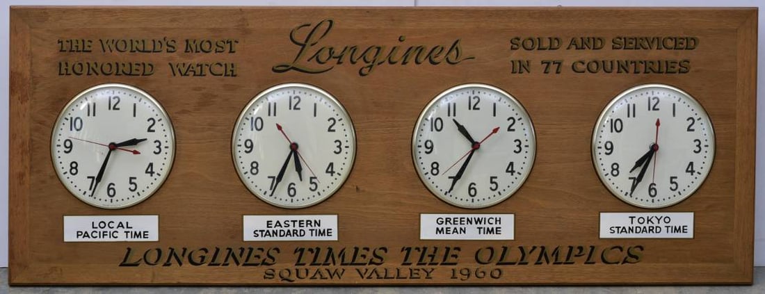1960 WINTER OLYMPICS CLOCK- SQUAW