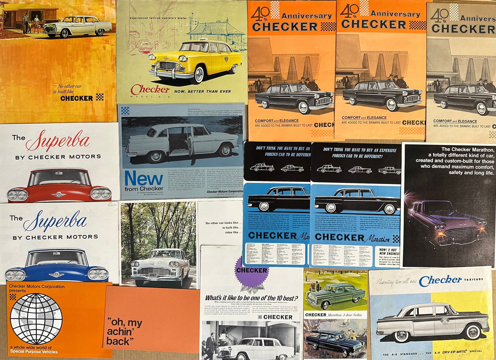 1960S-1970S CHECKER AND 1960S-1970S