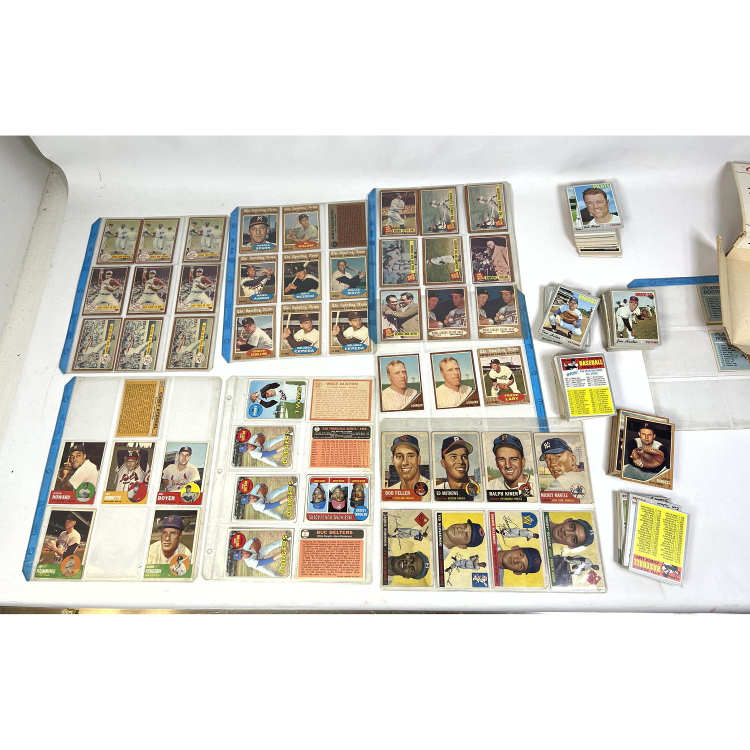 1960s and 1970s Topps baseball