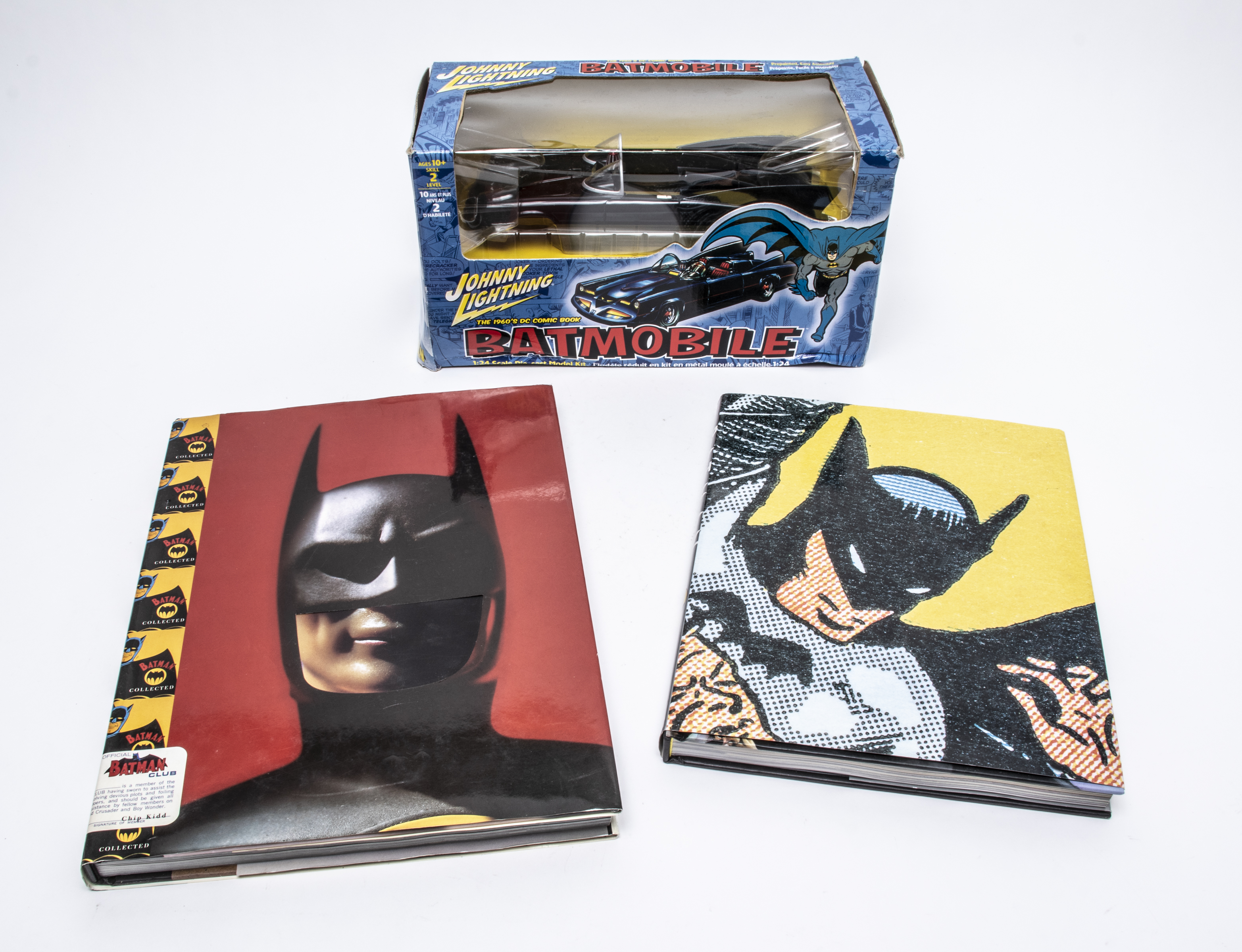 1960'S BATMOBILE MODEL KIT & BATMAN